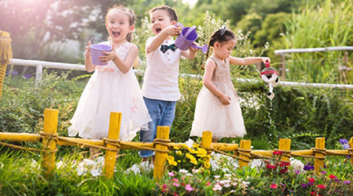 大自然是孩子們在幼兒園時光里最美好的相遇